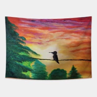 Hummingbird Tapestry