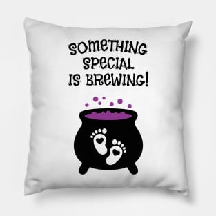 Something Special is Brewing, Halloween Costume for Pregnant Women Pillow