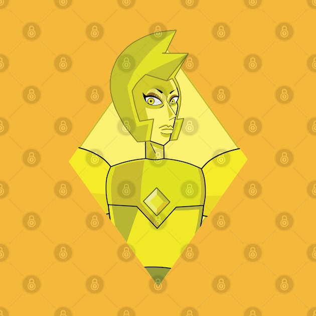 Yellow Diamond by Spiral-Squid