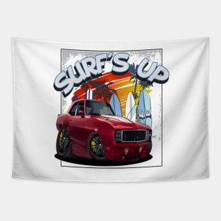 Surfs Up - 1969 Chevy Camaro Tapestry