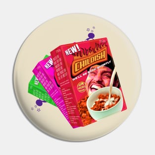 Childish Cereal Box Pin