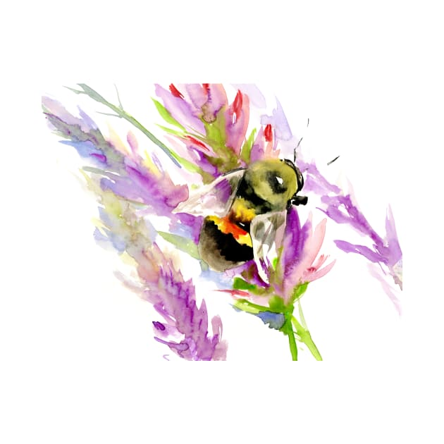 Bee and Flowers by surenart