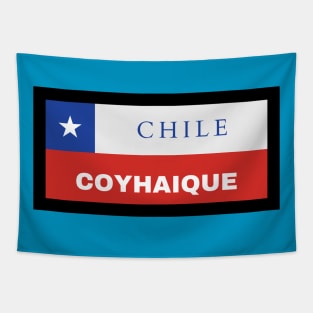 Coyhaique City in Chile Flag Tapestry