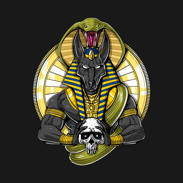 Egyptian God Anubis by underheaven