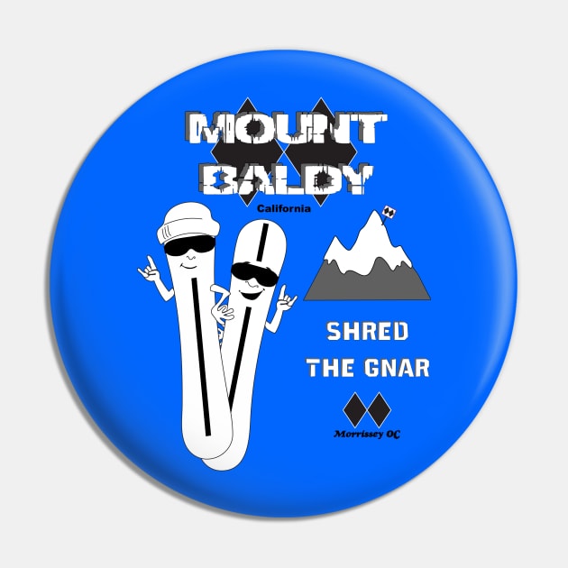 Mount Baldy Steeps Pin by Morrissey OC