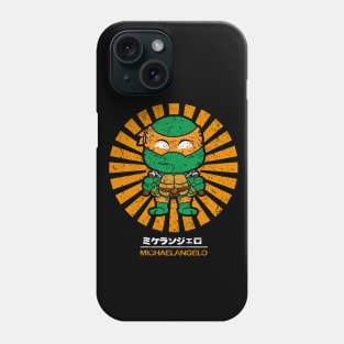 michaelangelo retro japanese Phone Case