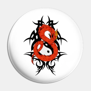 Dragon 41 yin yang Pin