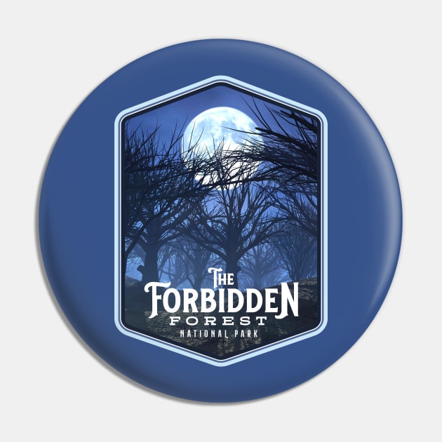 Forbidden Forest National Park Pin by MindsparkCreative