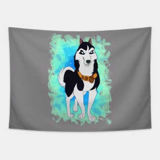 Lead Sled Dog Tapestry