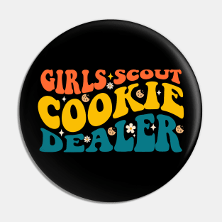 Girls Cookie Dealer Scout For Cookie scouting lover Women Pin