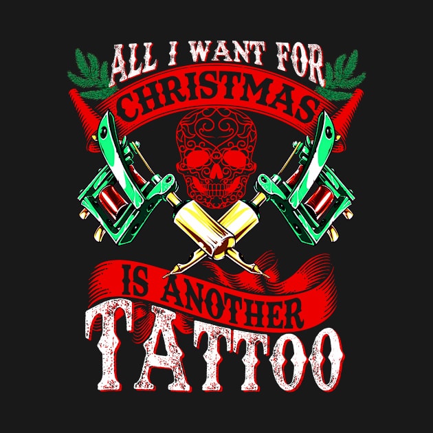 All I Want For Christmas is another tattoo by vamstudio