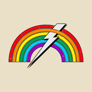 Powered by Rainbow Lightning T-Shirt