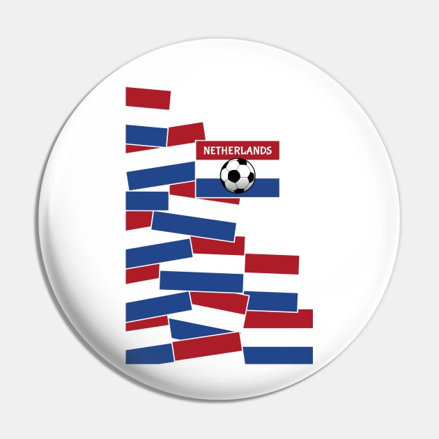 mailboxdisco (mailboxdisco) Netherlands Flag Football Pin by mailboxdisco