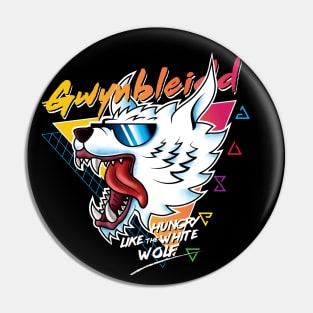 Hungry Like The White Wolf Pin
