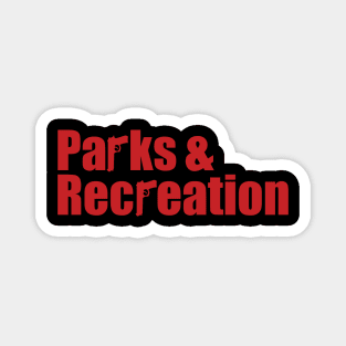 Parks and Rec - Sopranos Style Magnet