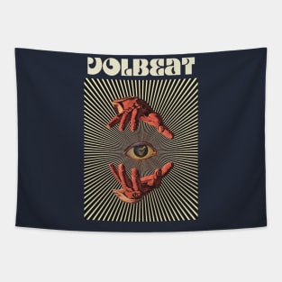 Hand Eyes Volbeat Tapestry