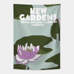 Kew Gardens, London travel poster Tapestry