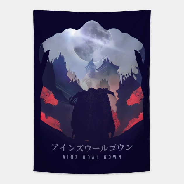 Ainz Ooal Gown - Dark Illusion Tapestry by The Artz