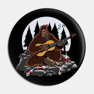 Bigfoot Camping Pin