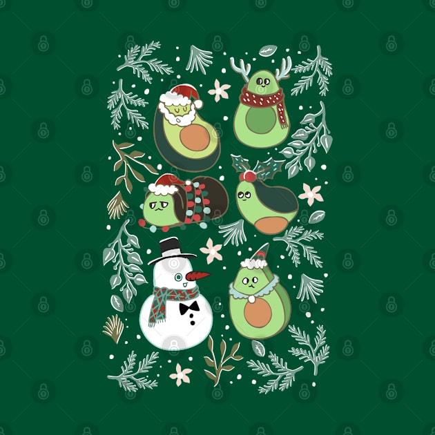 Christmas Avocado by huebucket