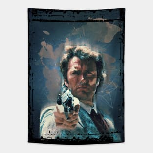 Dirty Harry vintage art Tapestry