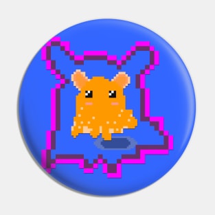 Flapjack Octopus Pixel Pin