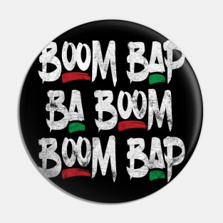 Boom Bap Hip Hop Pin