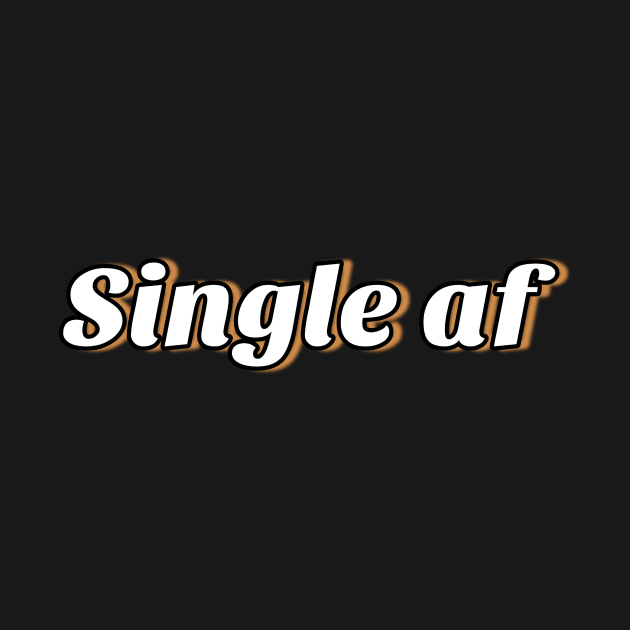 Single af calligraphy by THESHOPmyshp