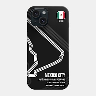 Mexico City Race Track (B&W) Phone Case