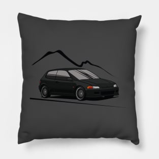 Black Civic EG Pillow