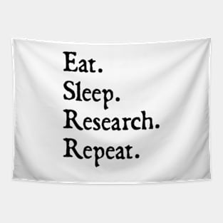 Eat Sleep Research Repeat Tapestry