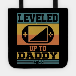 leveled up to daddy, EST 2021 Tote