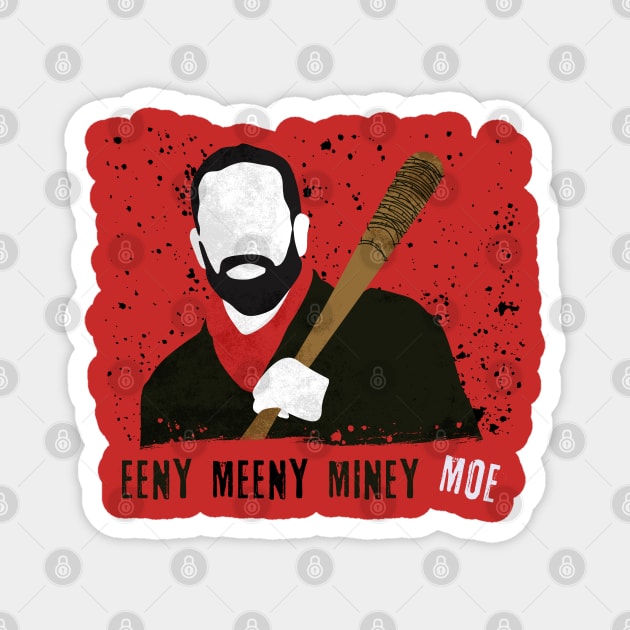 Negan Eeny, Meeny, Miney, Moe Magnet by Izzie | Fandom 101 - For The Geeks