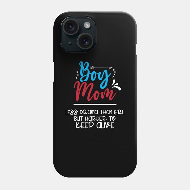 Boy Mom Gift Phone Case by FamiLane