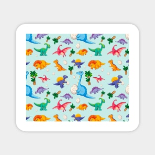 Dinosaur Pattern Magnet