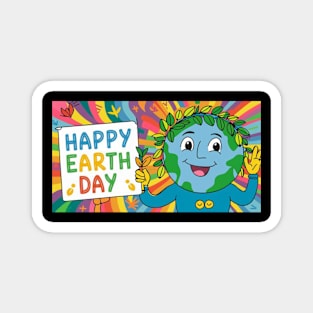 Funny Happy Earth Day Magnet