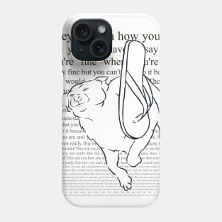 Dog Meme Black version Phone Case