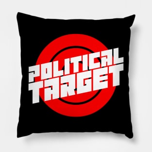 Political Target Red Pillow