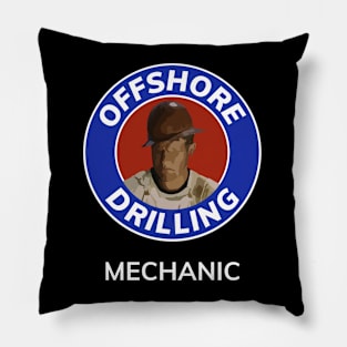 Oil & Gas Offshore Drilling Classic Series - Mechanic Pillow