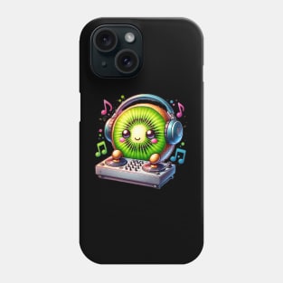 Kawaii Kiwi Fruit DJ Phone Case