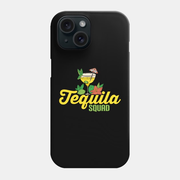 Cute Tequila Squad Margarita Drinking Alcohol Pun Phone Case by theperfectpresents