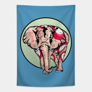 Painted Elephant Tapestry