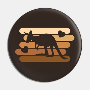 Kangaroo Lover Pin