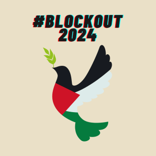 #blockout2024 blockout free palestine all eyes on rafa T-Shirt