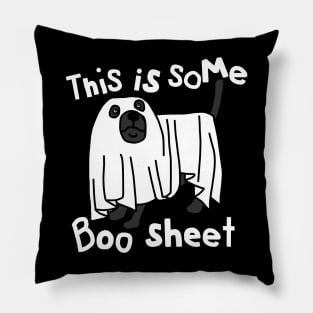 This is Some Boo Sheet Halloween Dog Pillow