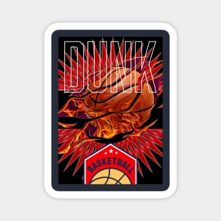 Basketball Dunk Magnet