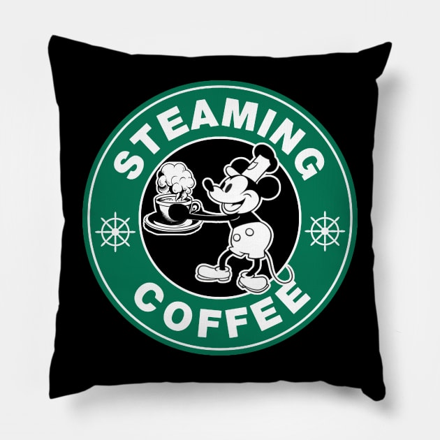 Steaming Coffee Pillow by ThisIsFloriduhMan