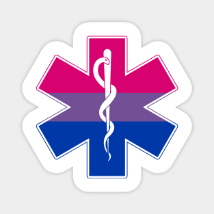 Star of Life Bi Pride Magnet