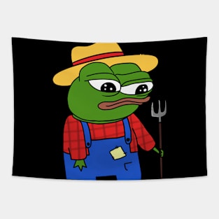 Farmer Pepe Strawhat Apu Tapestry