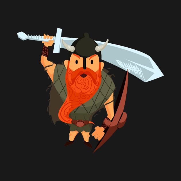 Funny Viking Warrior by Foxxy Merch